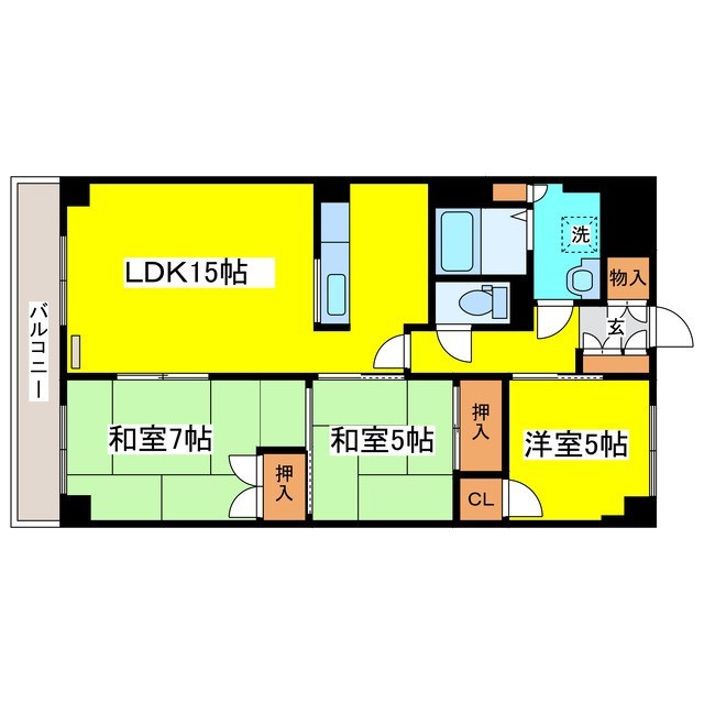 オークコート141 間取り