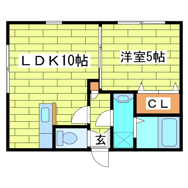 カステル大曲 間取り