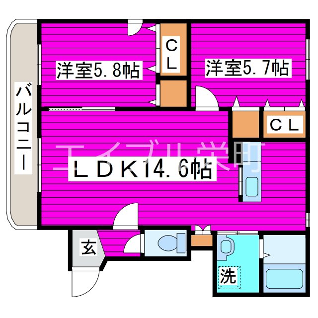 ヨシア花川 間取り