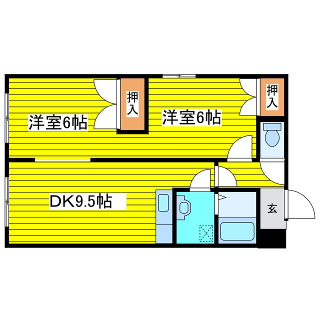 北海道札幌市東区本町二条３丁目 間取り