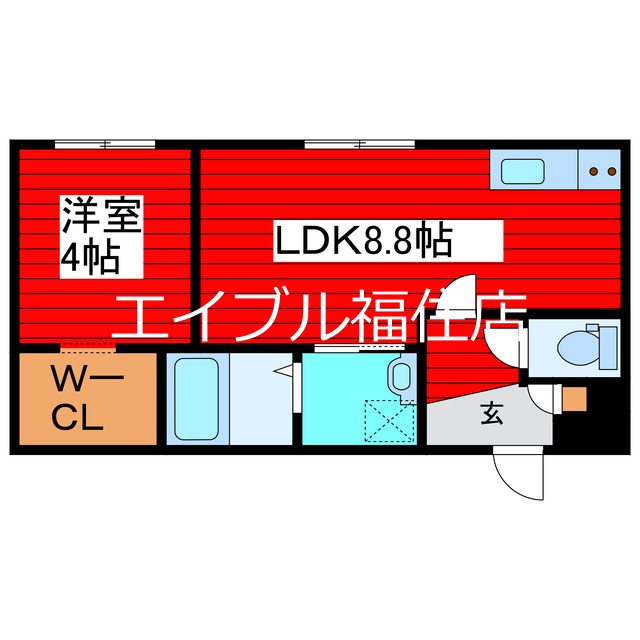 CHARLOTTE月寒(シャルロット月寒) 間取り