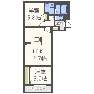 クチュールＮ42 間取り