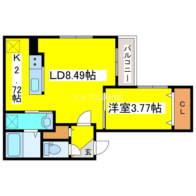 ウェルズビレッジ 間取り