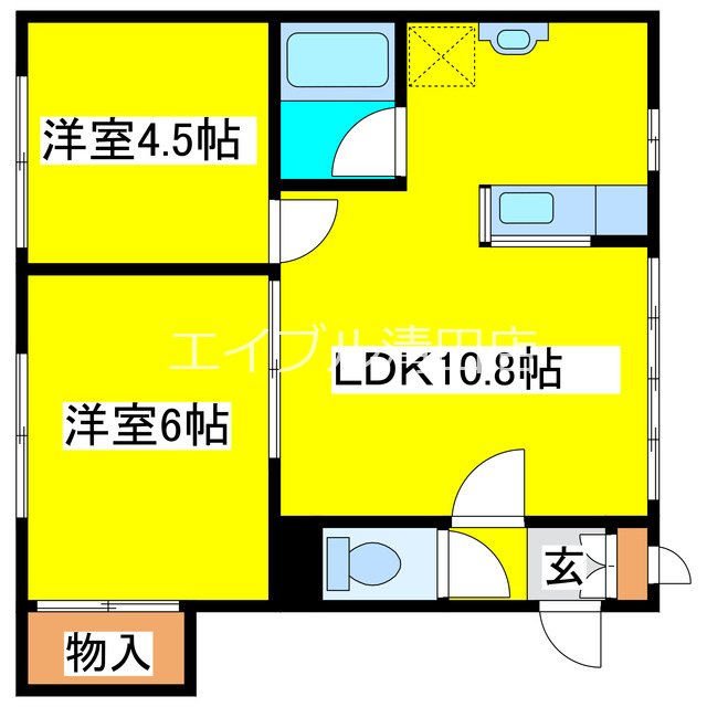 コーポ62 間取り
