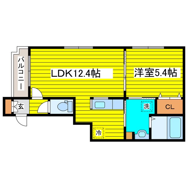 グランメール環状通東Ａ 間取り