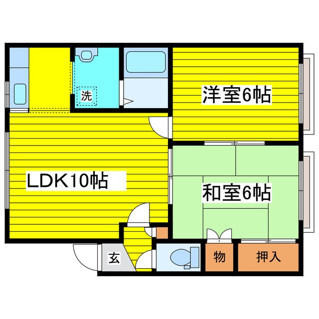 エナージ美香保 間取り