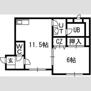 スカイヒルズN15 間取り