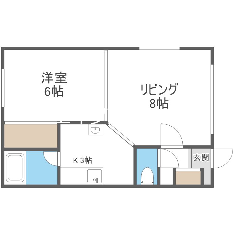 スリーオークスⅥ（6） 間取り