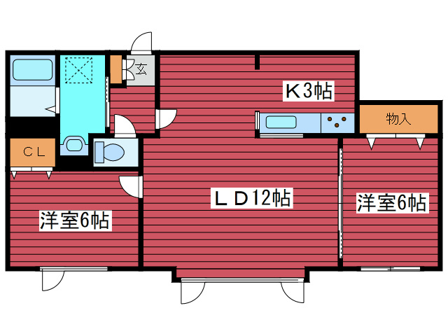 ヴィサージュ福住 間取り