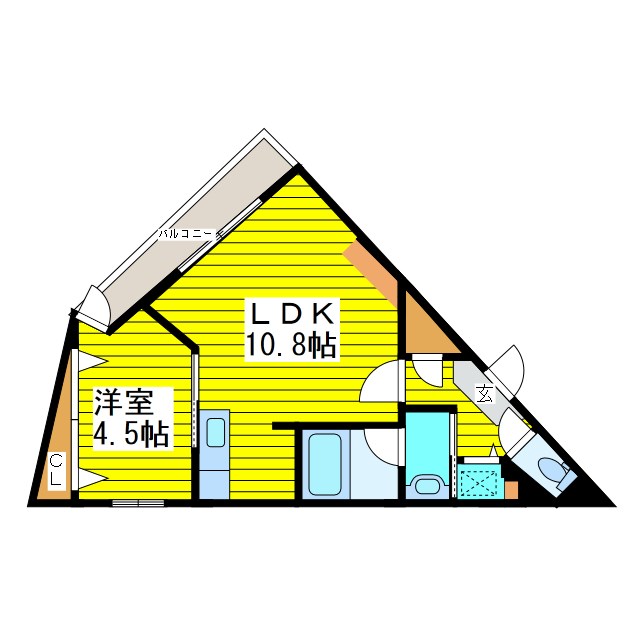 aoakuaN7（アオアクア） 間取り