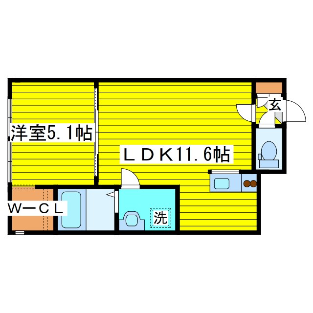 EFFICIENT　N19 間取り