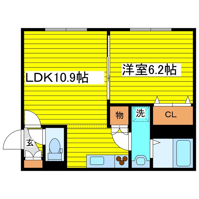 ENCHAN-THE(アンシャンテ) 間取り