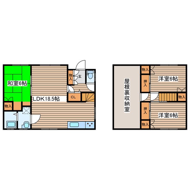 幌向南４条２丁目戸建 間取り