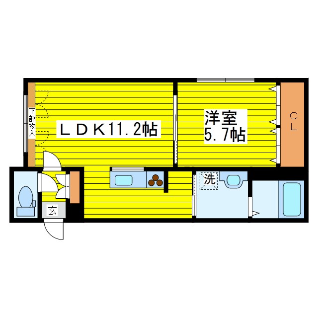 グランメール北18条 間取り