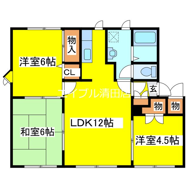 メイユール喜寿Ｄ－2 間取り
