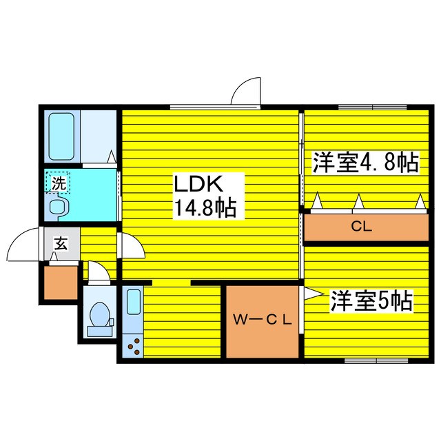 ブルーイング本町 間取り