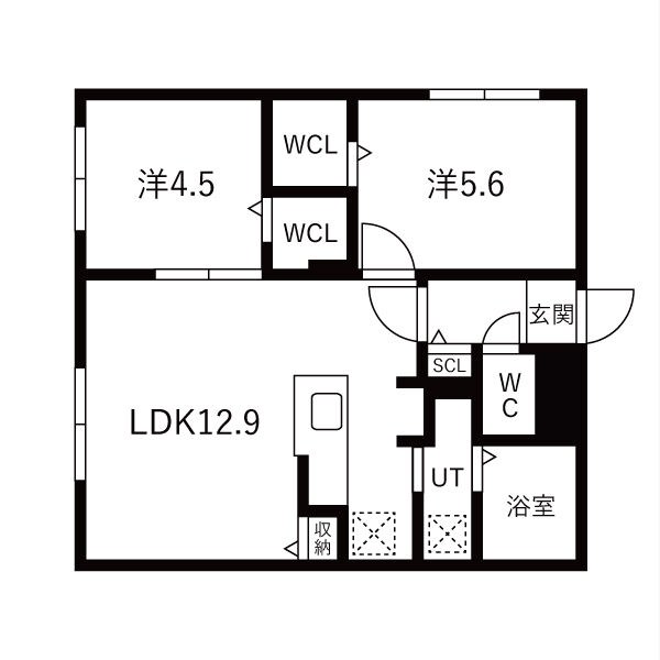 エル・コモド栄通 間取り