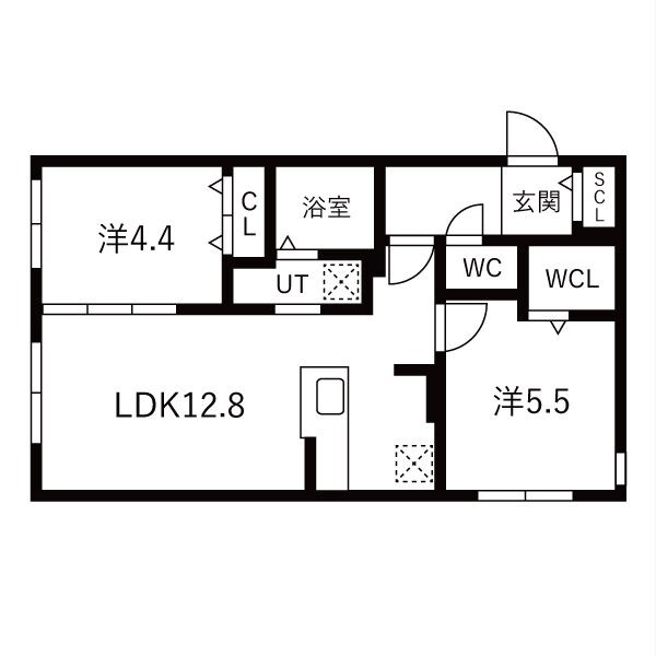 エル・コモド栄通 間取り