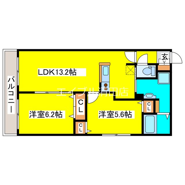 ワンダーコート清田 間取り