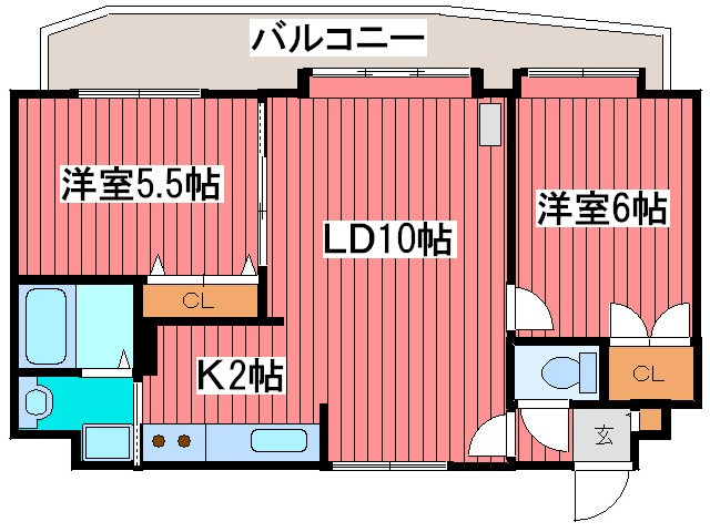 アーバンハイツ月寒東 間取り