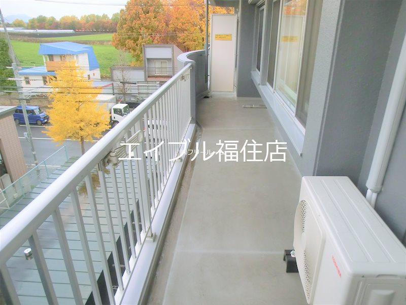 アーバンハイツ月寒東 ベランダ