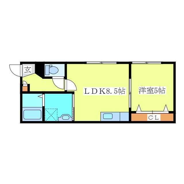 エスカイヤ南ヶ丘 間取り