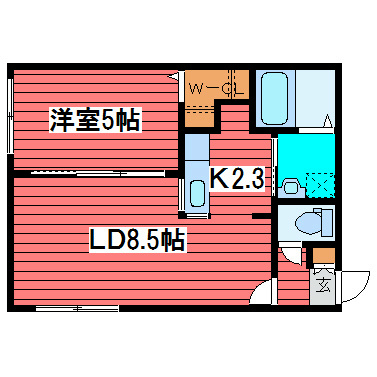 ALESTA福住 間取り