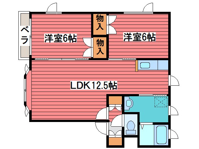 アベニューおちC 間取り