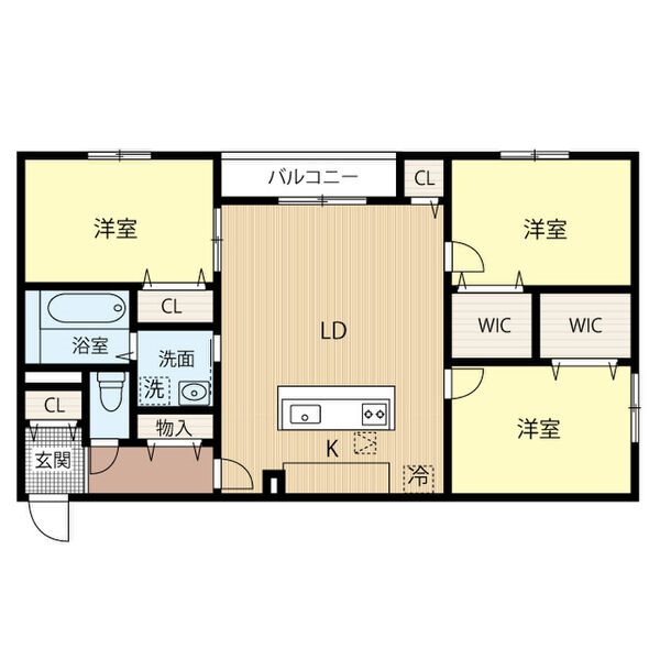 アクアトピア清田Ⅱ 間取り