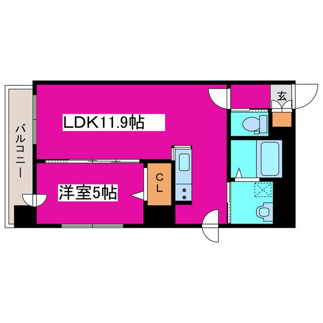 アルファスクエア北15条 間取り