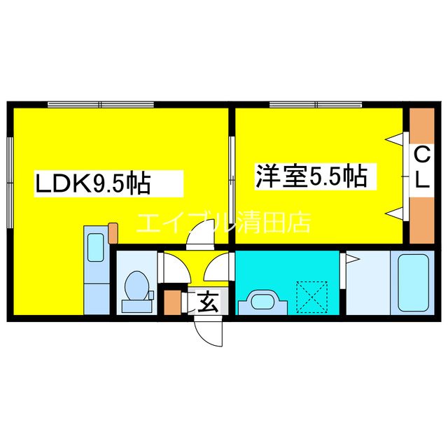 エスカイヤ幸町 間取り