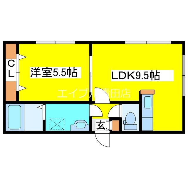 エスカイヤ幸町 間取り