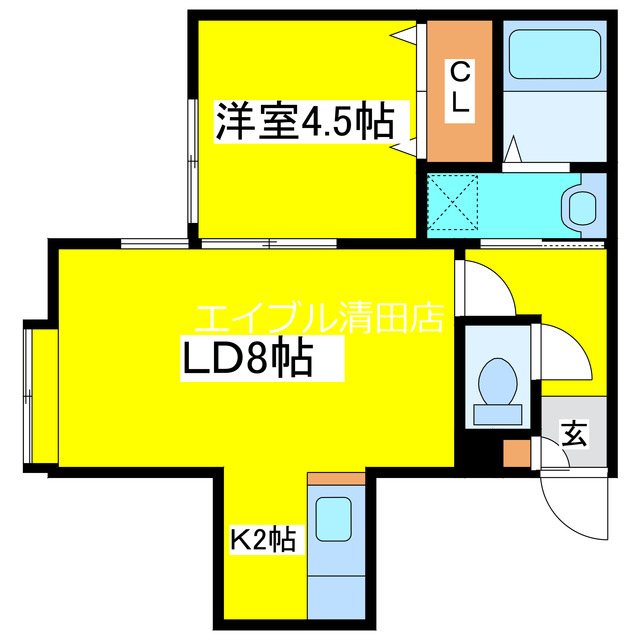 クレセール清田 間取り