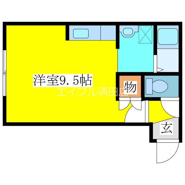 エーワンコートⅠ 間取り