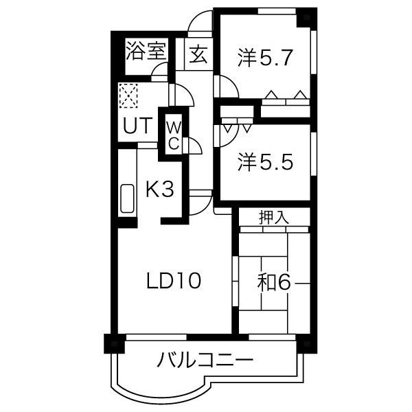サンシャイン93 間取り