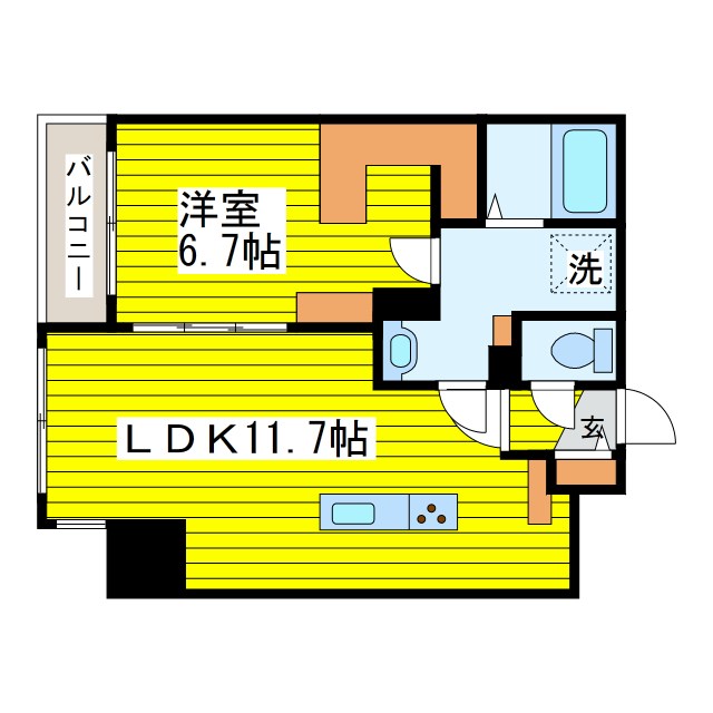 スペチアーレ札幌東 間取り
