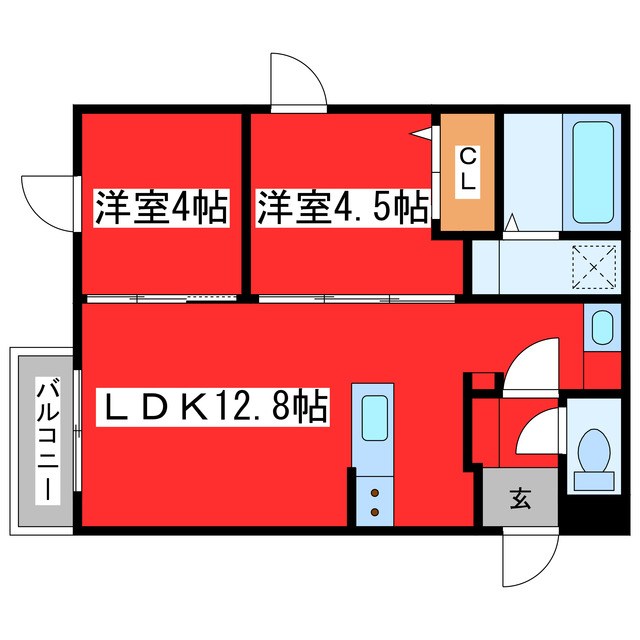 カームヒルズ西岡 間取り