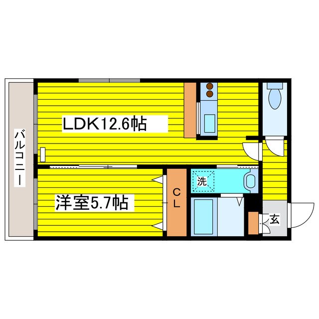 サンコート北7条　弐番館 間取り