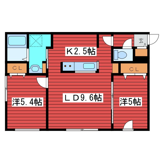 CLASSE月寒WEST 間取り