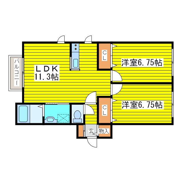 オランジュ元町 間取り