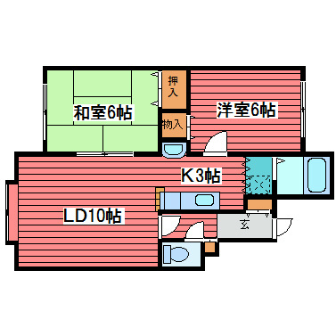 橋場ハイツ 間取り