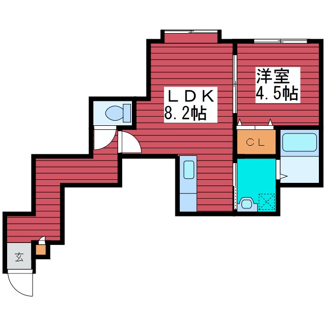 エクエス月寒 間取り