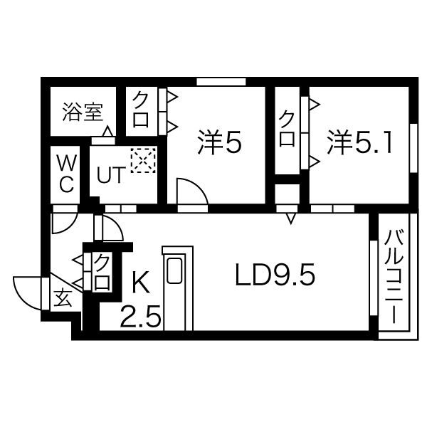 ウェリナ月寒西 間取り