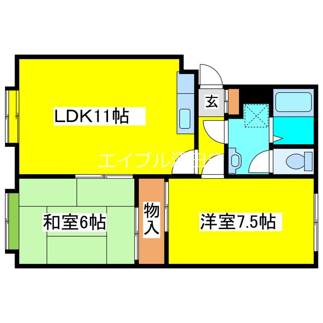 清田サンハイム１ 間取り