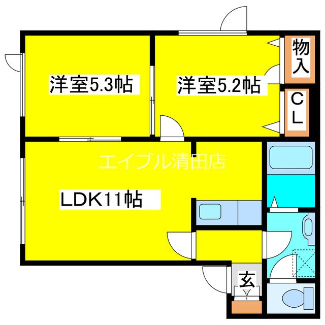 サニーＢ棟 間取り