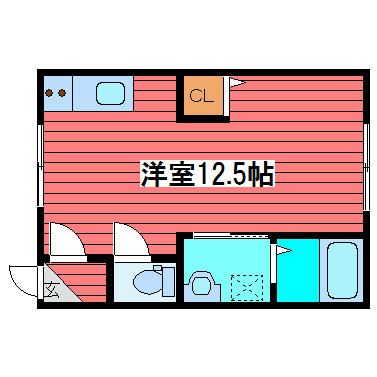 アクアトピア西岡Ⅱ 間取り