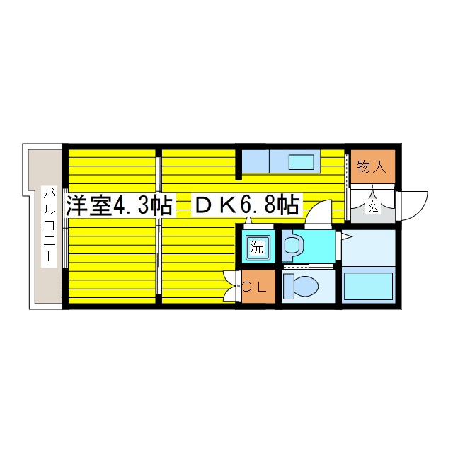 シャトーブラン17 間取り
