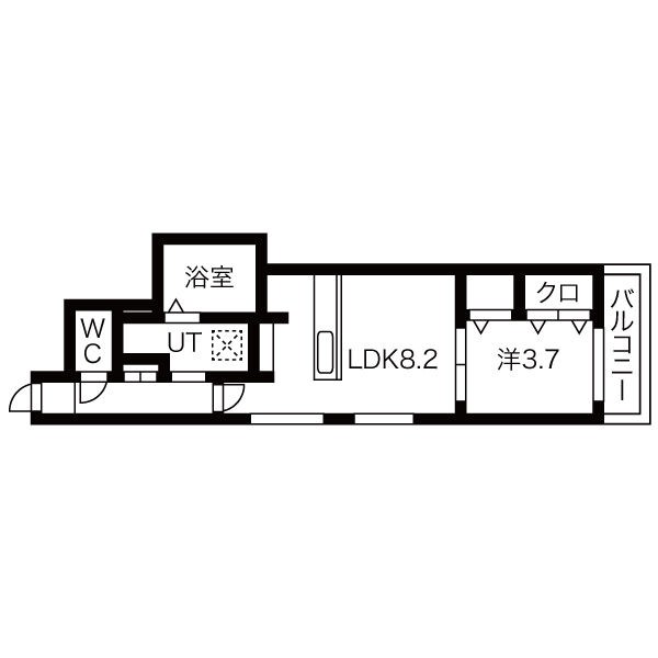 ラグゼ北大前 間取り