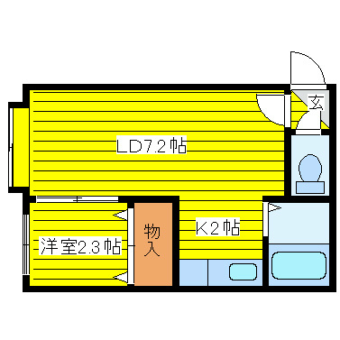 アーバンコート東区役所前Ⅲ 間取り