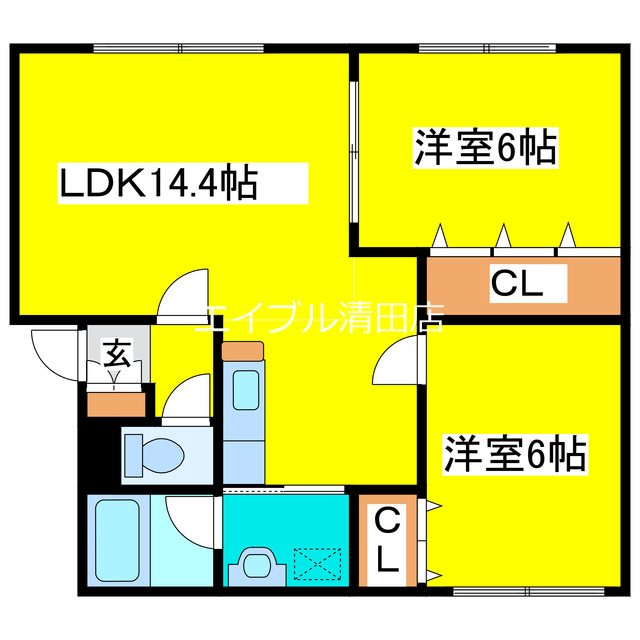 オーロラパレス 間取り